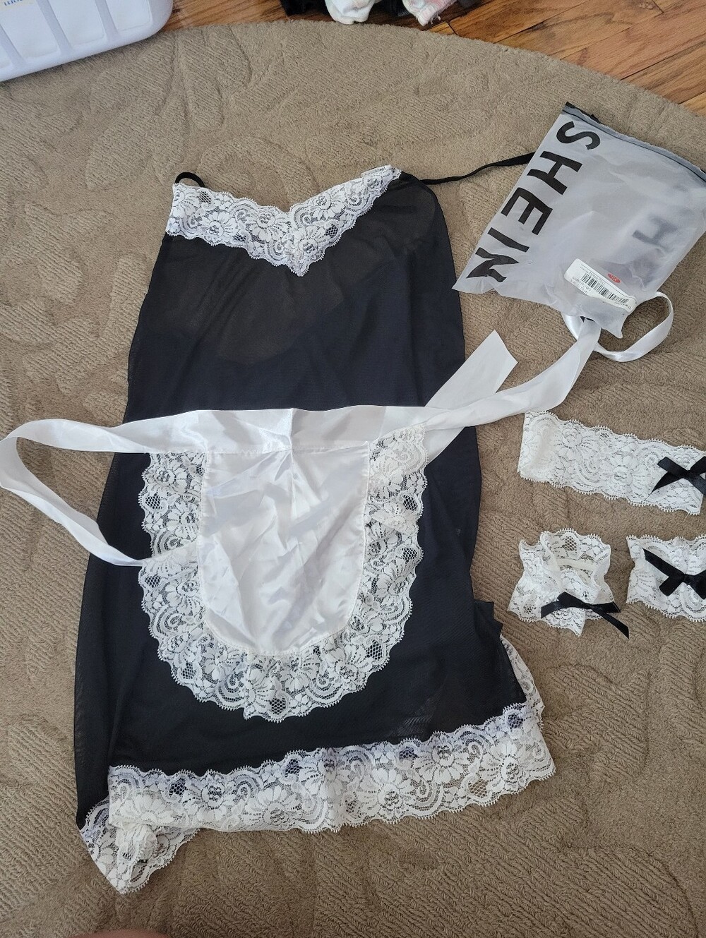 NWT SHEIN Maid Lingerie Set